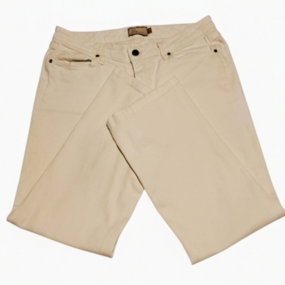 Paige Premium Capri Jeans Denim White Melrose Sz 30 X 24. 5" - Picture 7 of 16